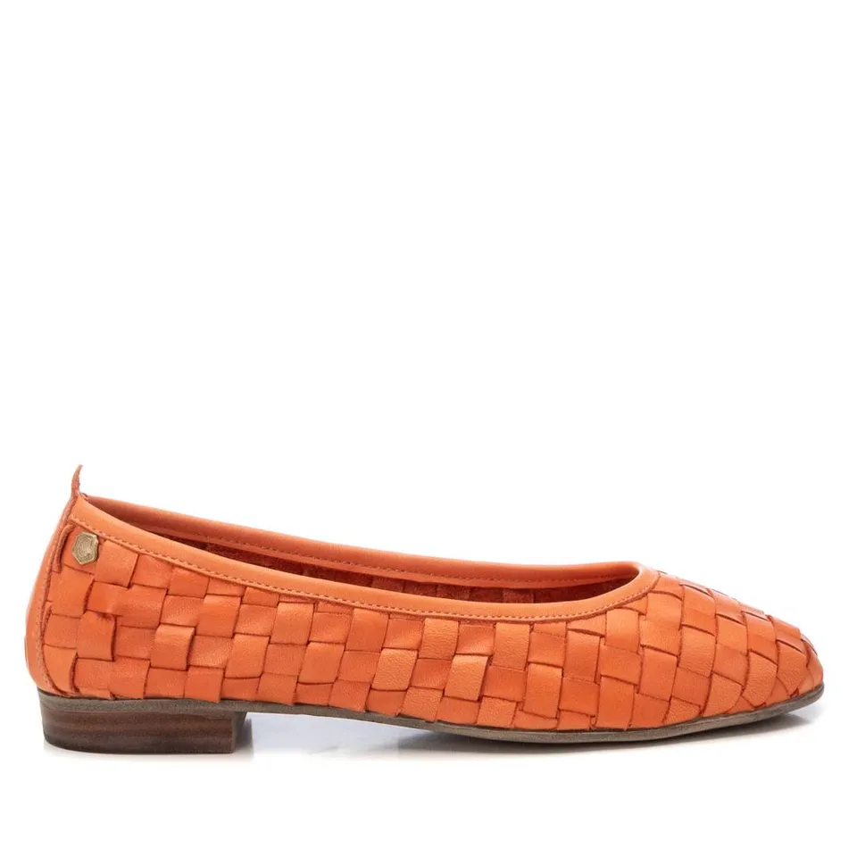 Carmela 16166211 ballerine femme corail cuir tressé