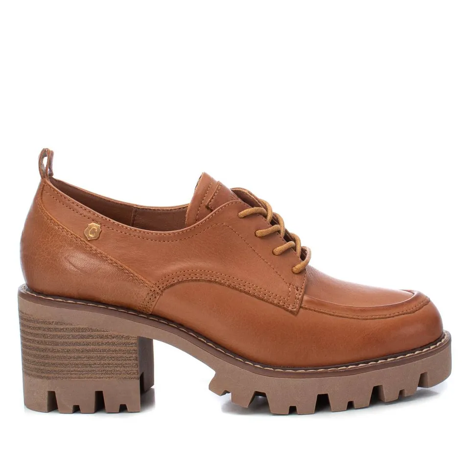 Carmela 16108901 derbies femme cuir marron talon 7 cm