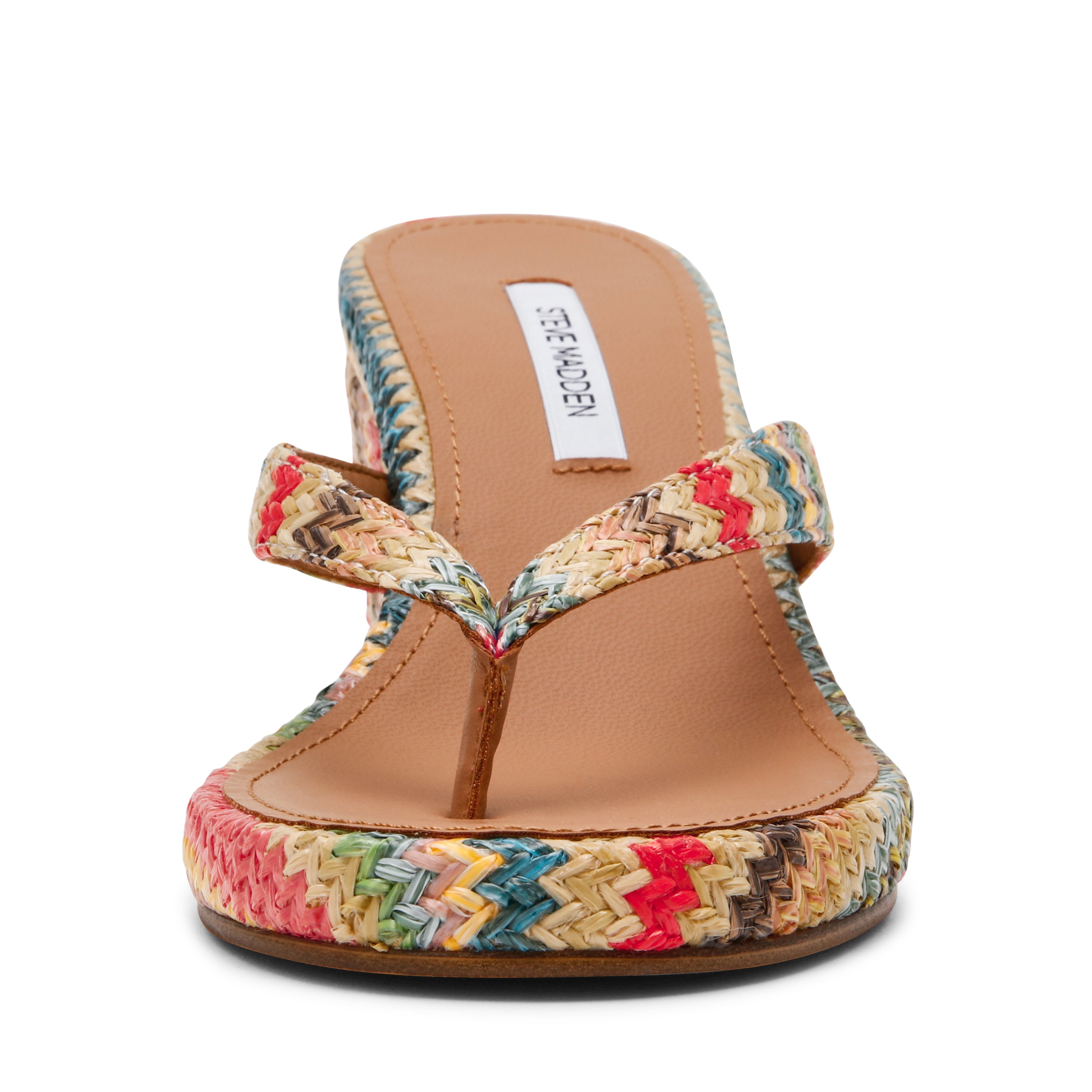Steve Madden Playing sandales compensées multicolore toile