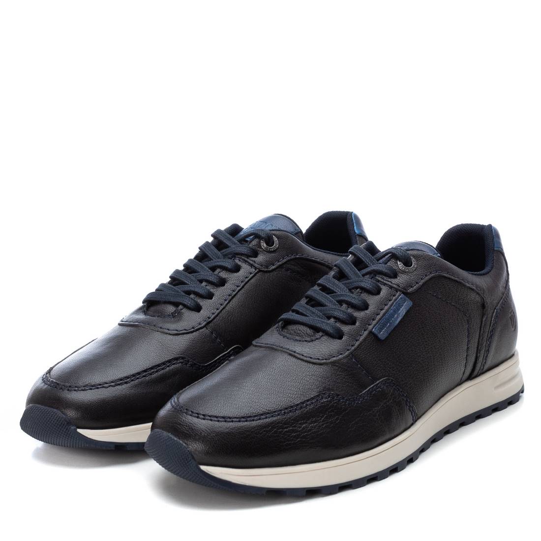 Carmela 16111403 baskets homme cuir bleu