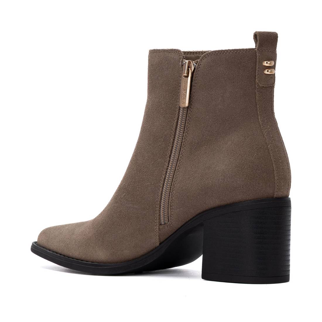Carmela 164257 16425703 bottine taupe talon moyen