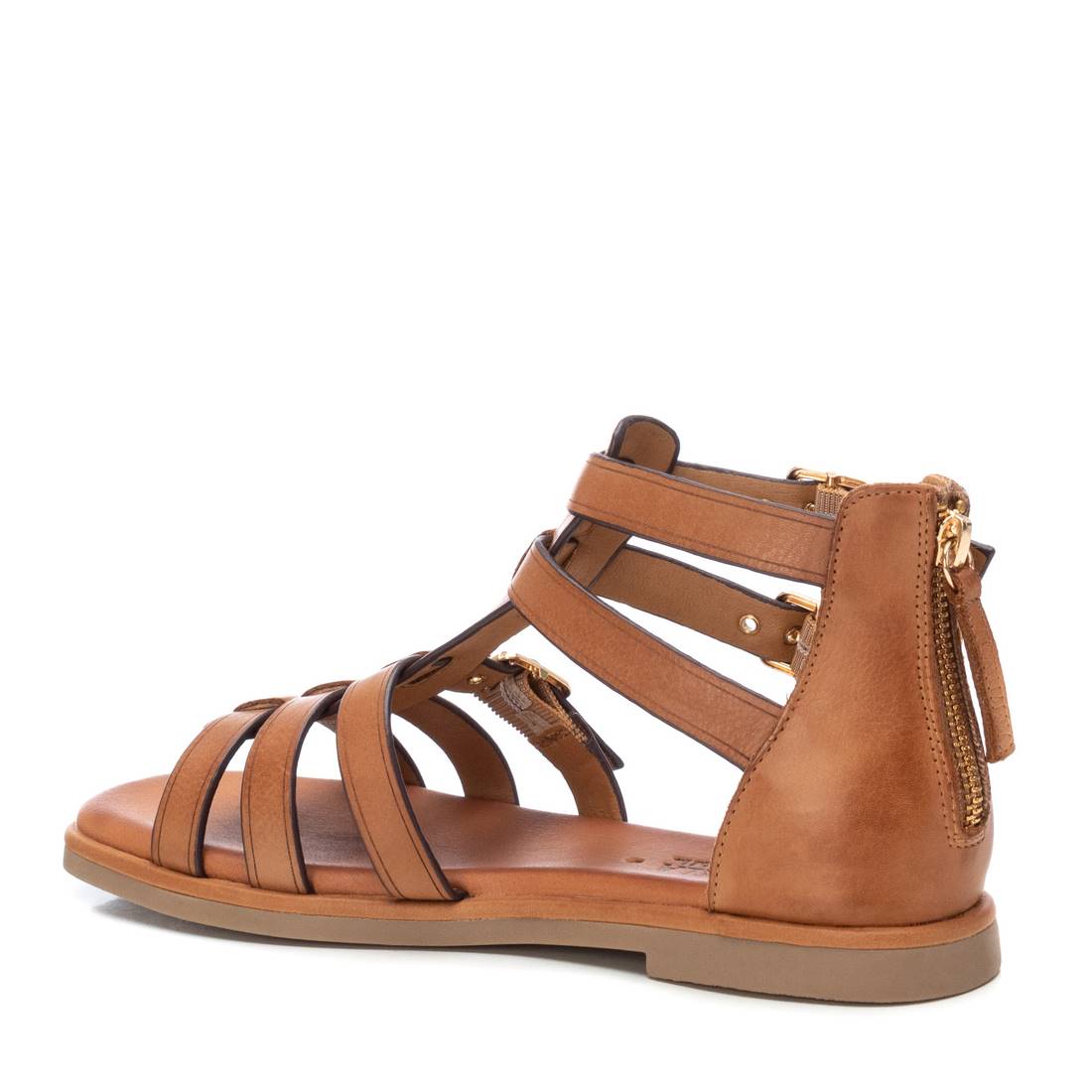 Carmela 16139701 sandale cuir marron romaine