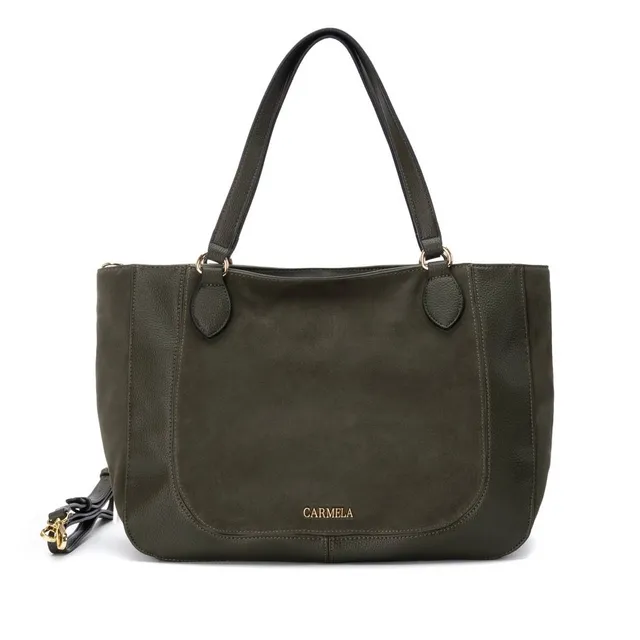 Carmela 18617801 sac epaule vert kaki synthetique