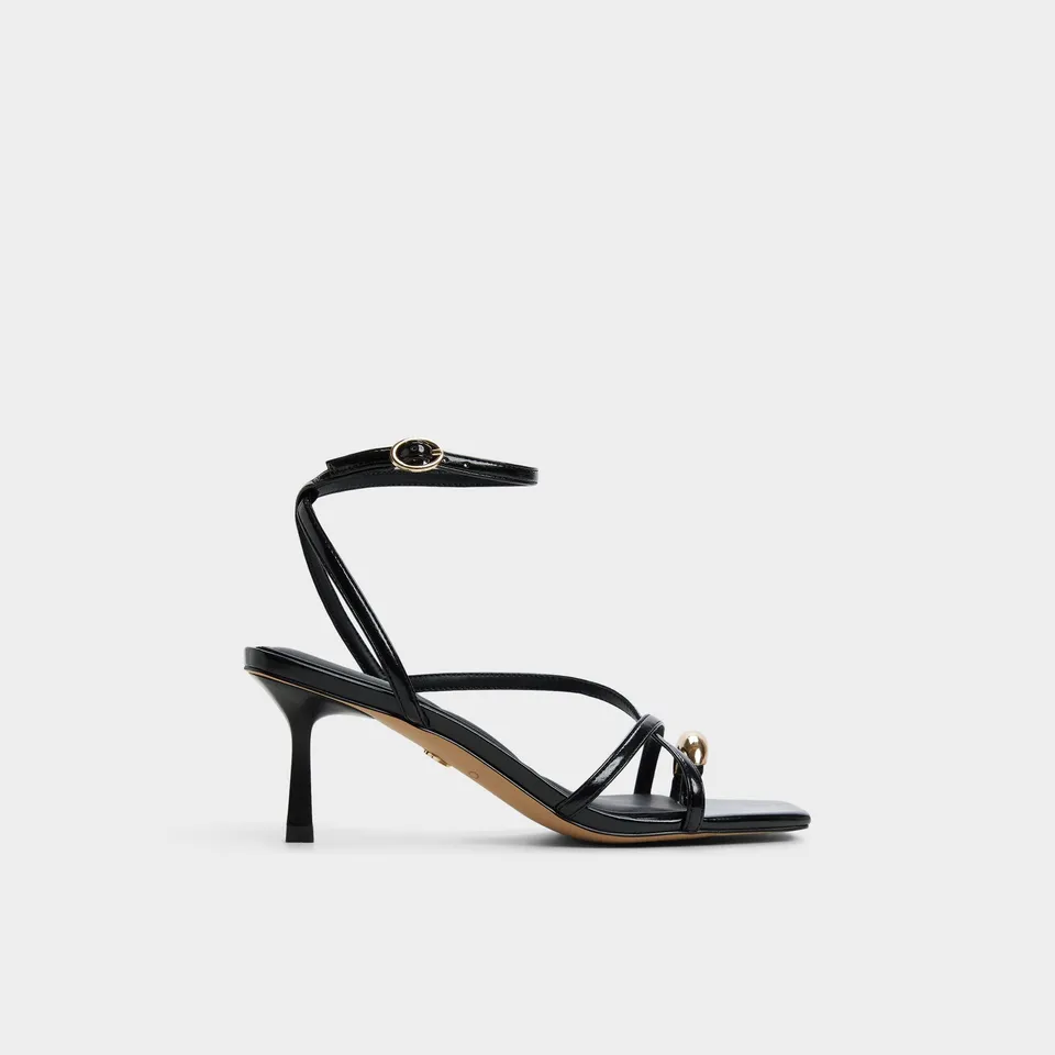 Aldo Elodiah sandales talons noires bride soirée