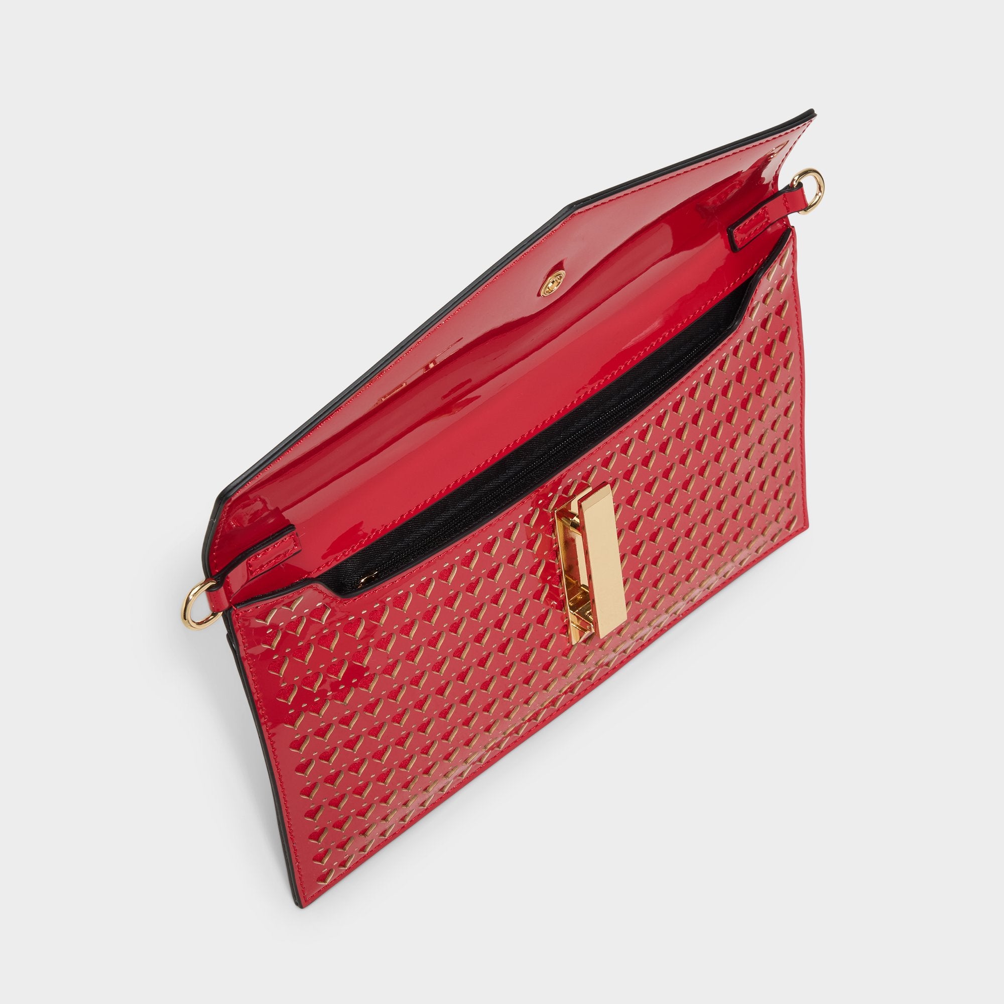 ALDO Loveclutchh pochette cœur rouge femme