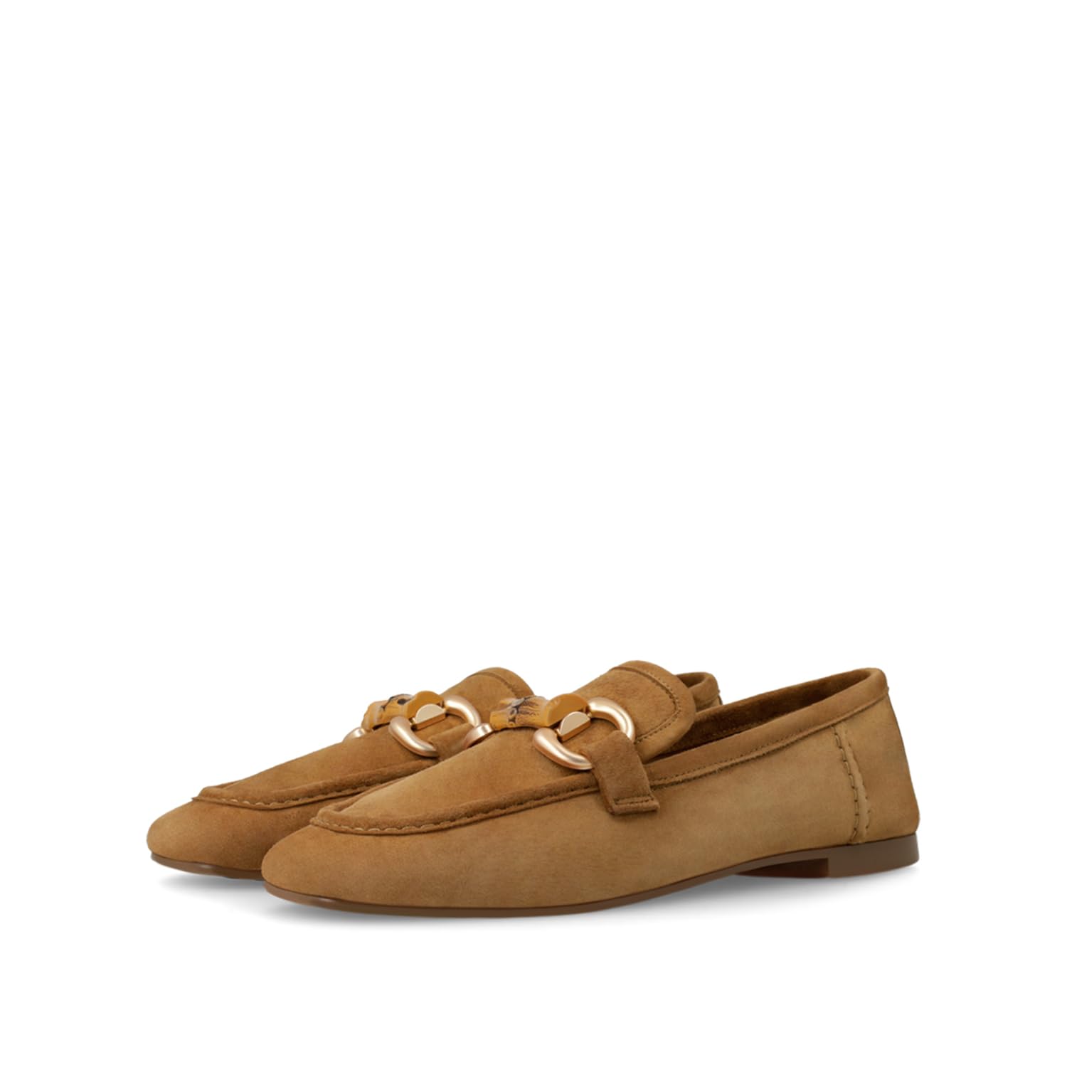 Lodi BE5454 mocassins bruns femme cuir