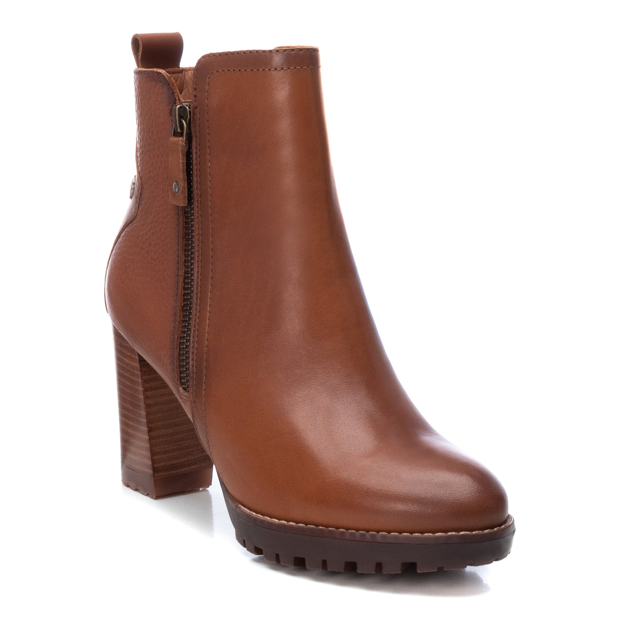 Carmela 16005401 bottines femme marron cuir talon 9 cm