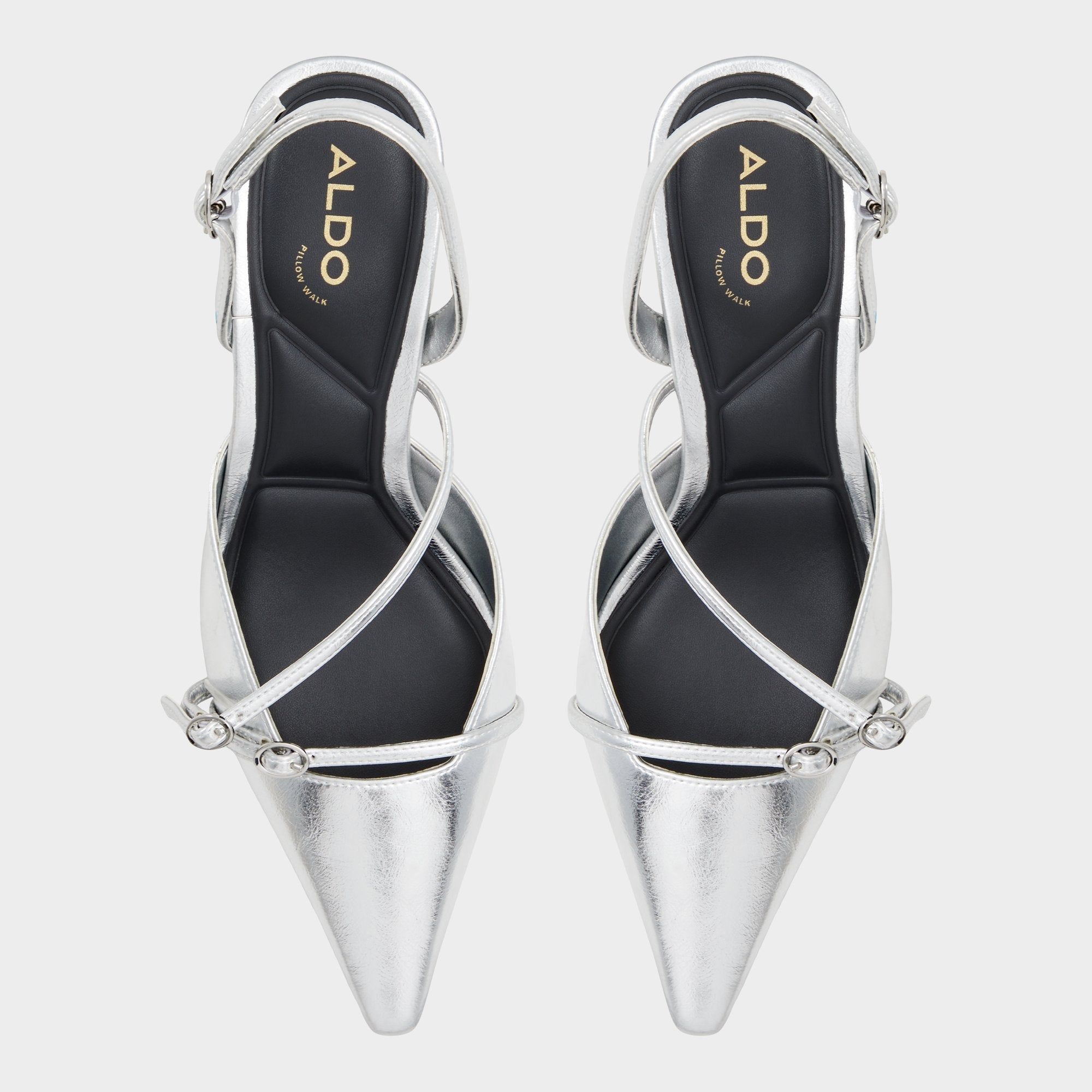 ALDO Marietta escarpins slingback argent pointure 38
