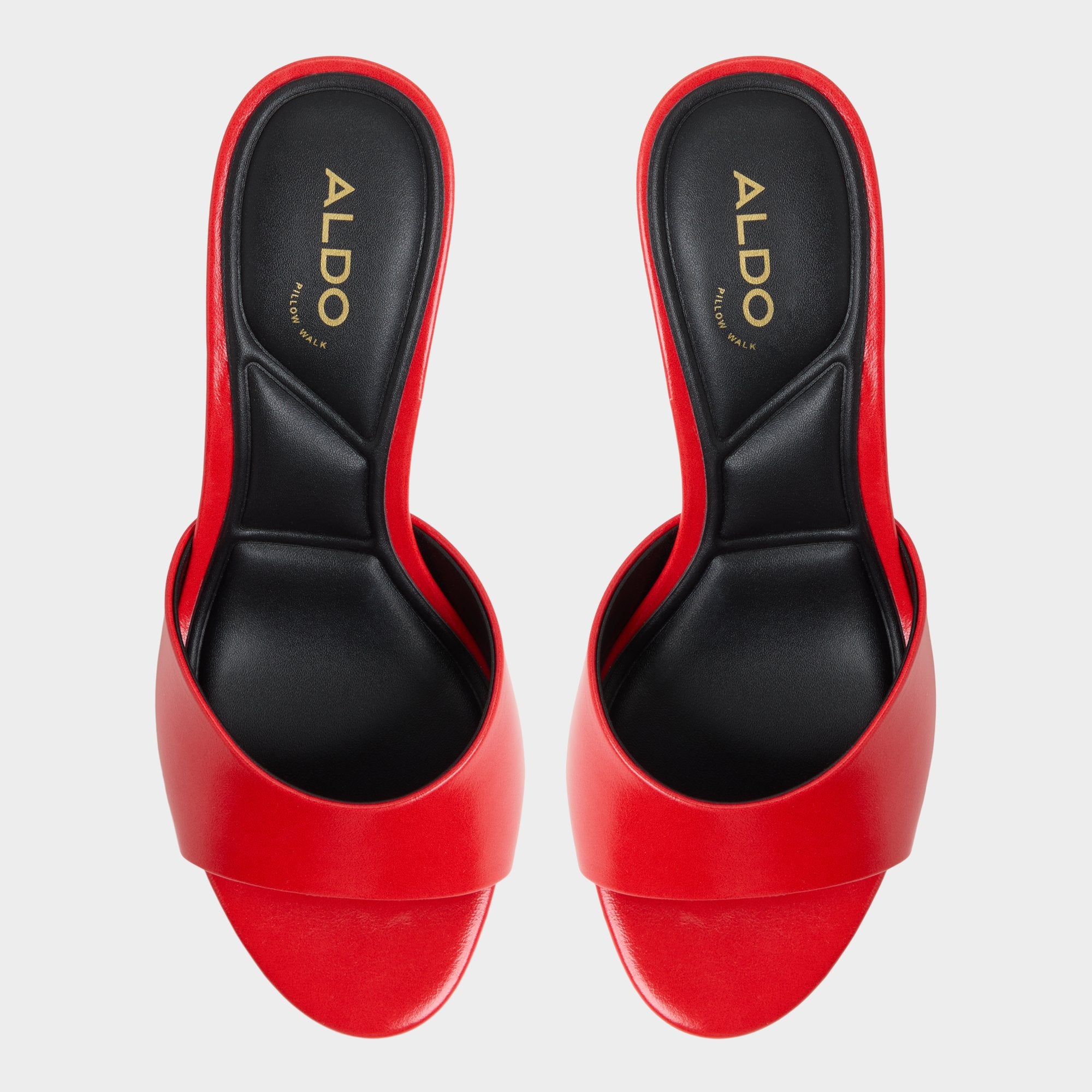 ALDO Annaberaen escarpins cuir rouge talon aiguille