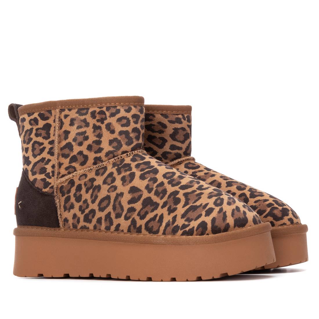 Carmela 16263206 bottine femme léopard fourrée