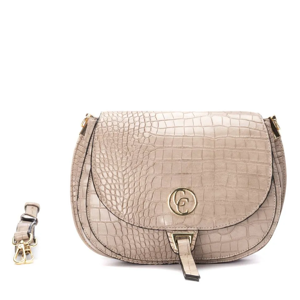 Carmela 18617202 bandoulière vegan beige croco