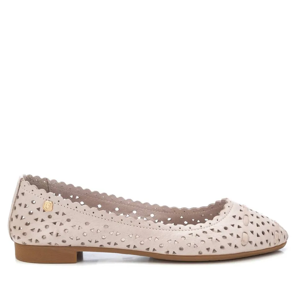 Carmela 16157802 ballerines femme marron cuir ajouré