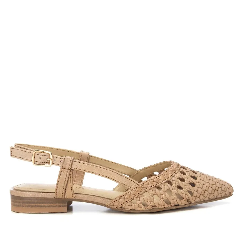 Carmela 16241204 ballerines cuir beige bride cheville