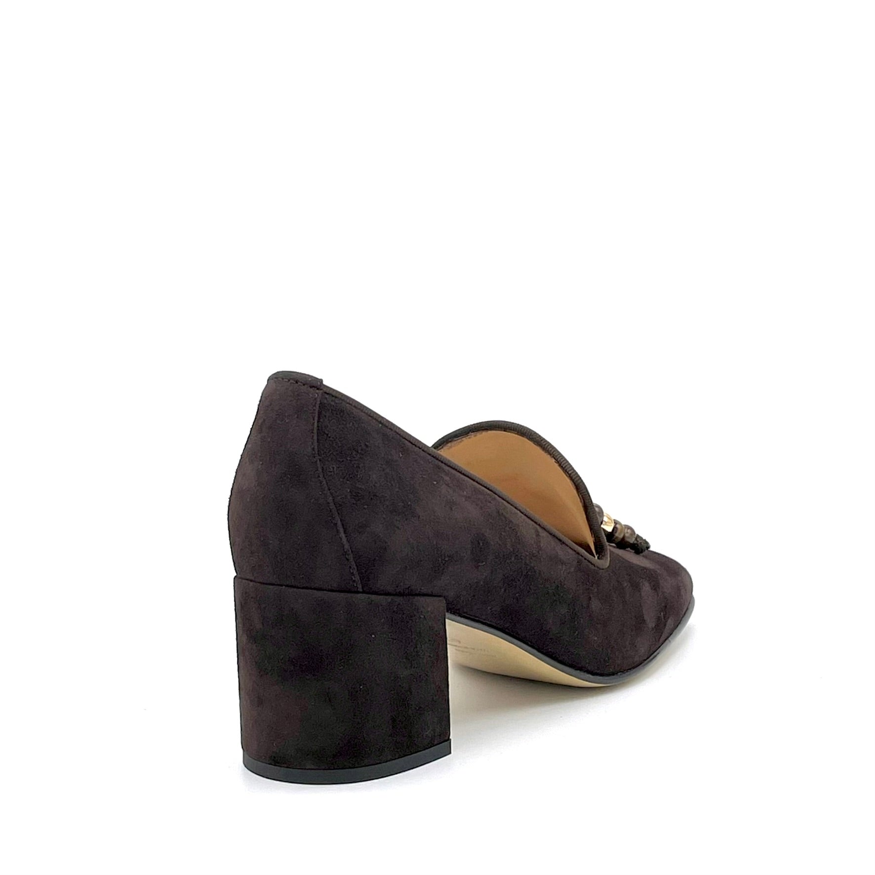 Elata 56526 mocassins daim marron talon 5,5 cm