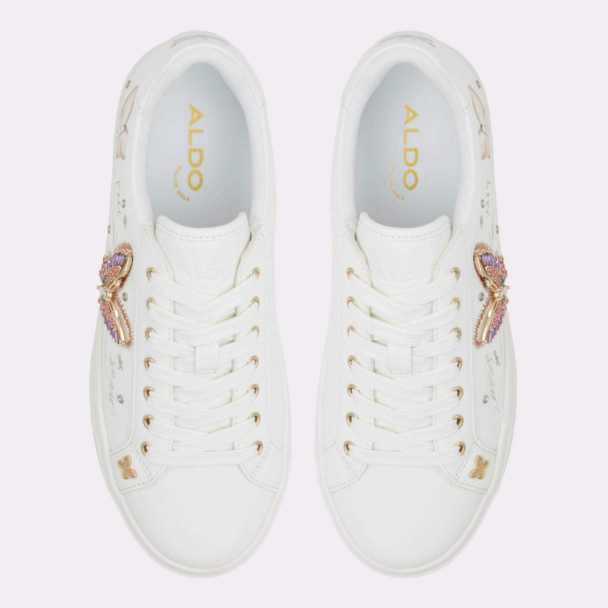 ALDO Gwiri 2.0 baskets papillon blanches