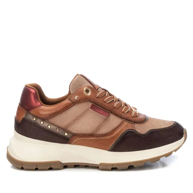 Carmela 16182701 sneakers cuir marron lacets femme