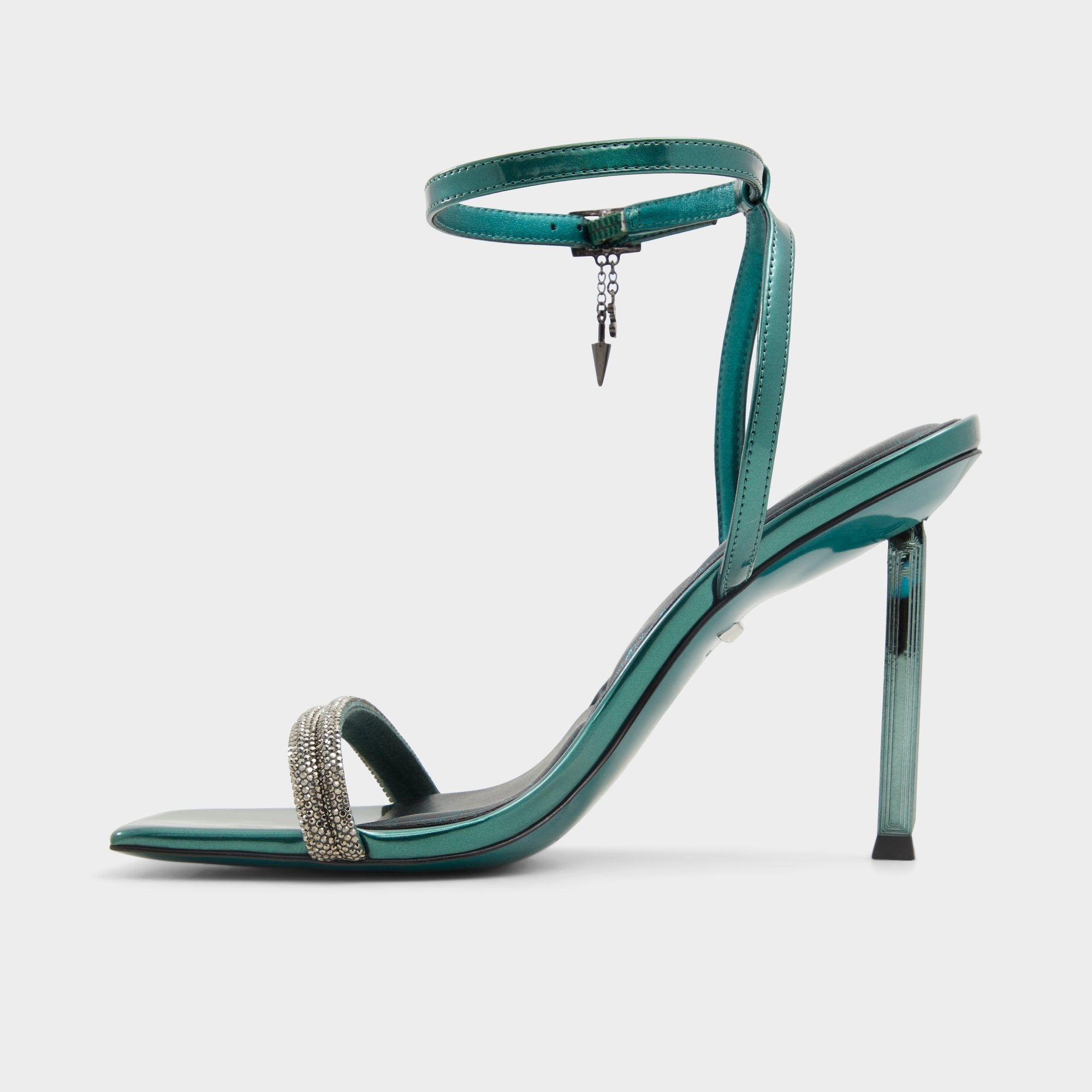 ALDO Bewitching sandales vert émeraude talon fiole