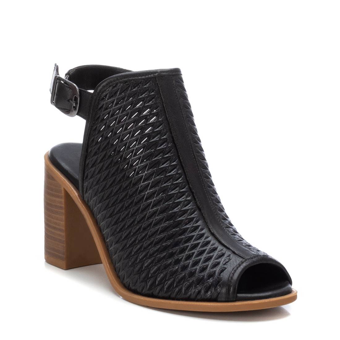 Carmela 16064203 sandales cuir noir talon 9cm