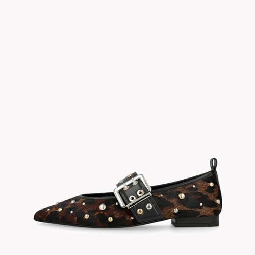 LODI A-ISQ5670P ballerines imprimé animal cuir plat