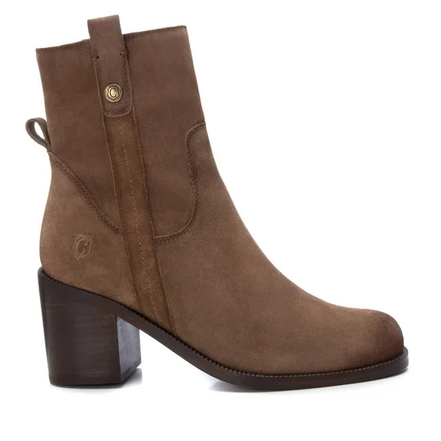 Carmela 16093702 bottine femme marron suède talon 7 cm