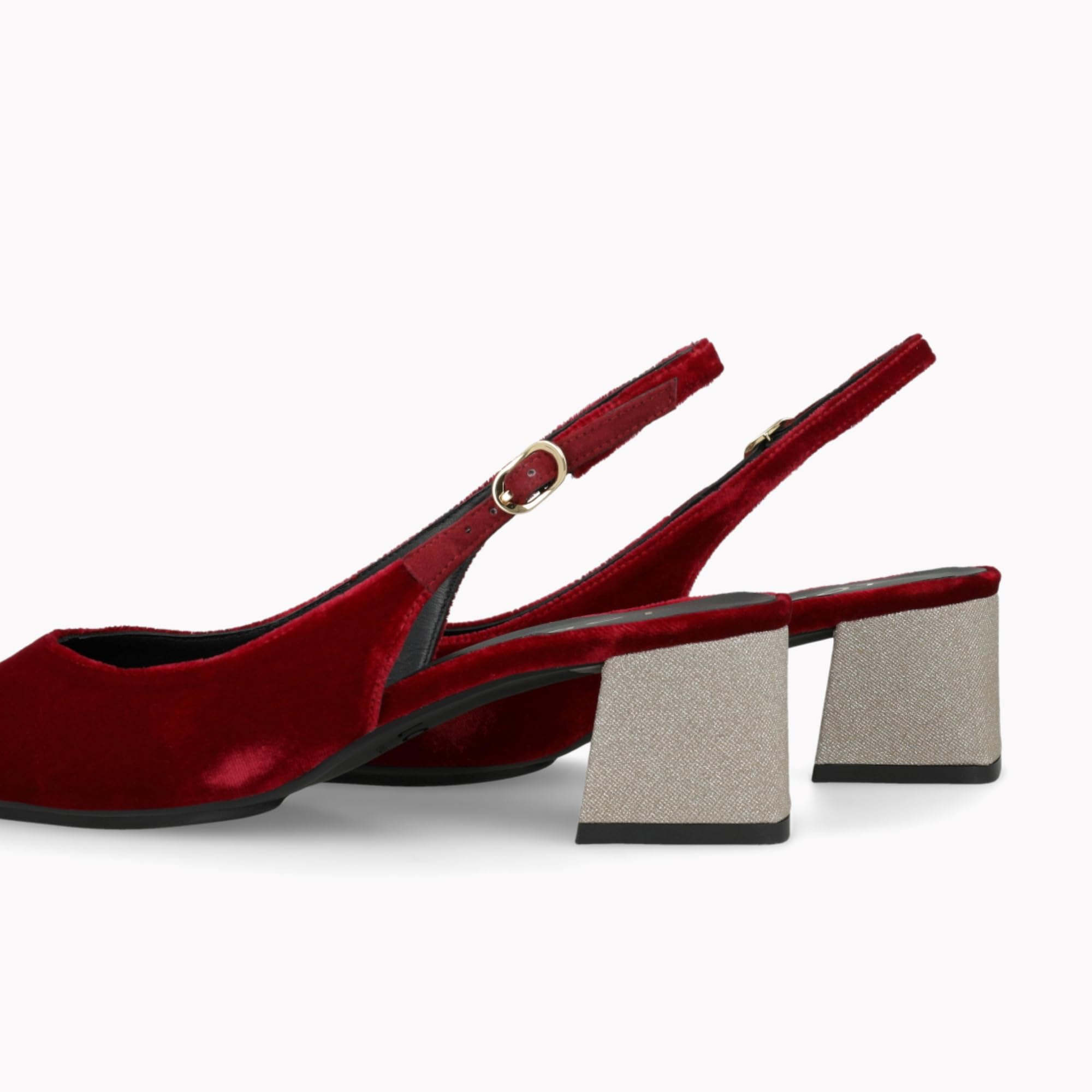 LODI Cherri-Te escarpins rouges cuir talon fin