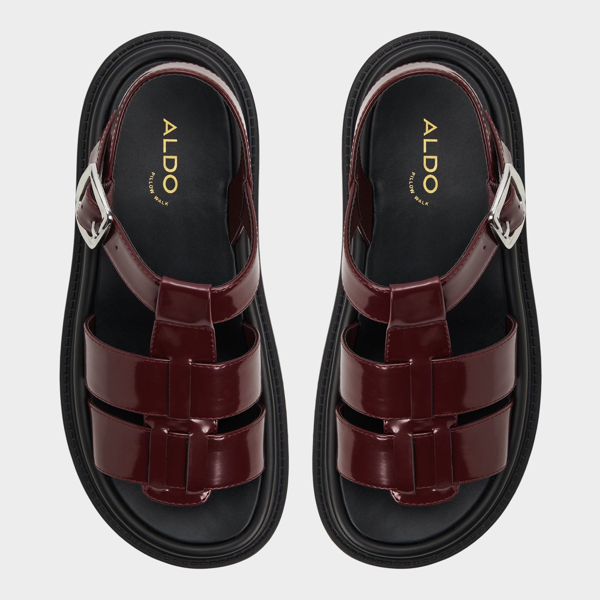Aldo Linettie sandale pêcheur bordeaux
