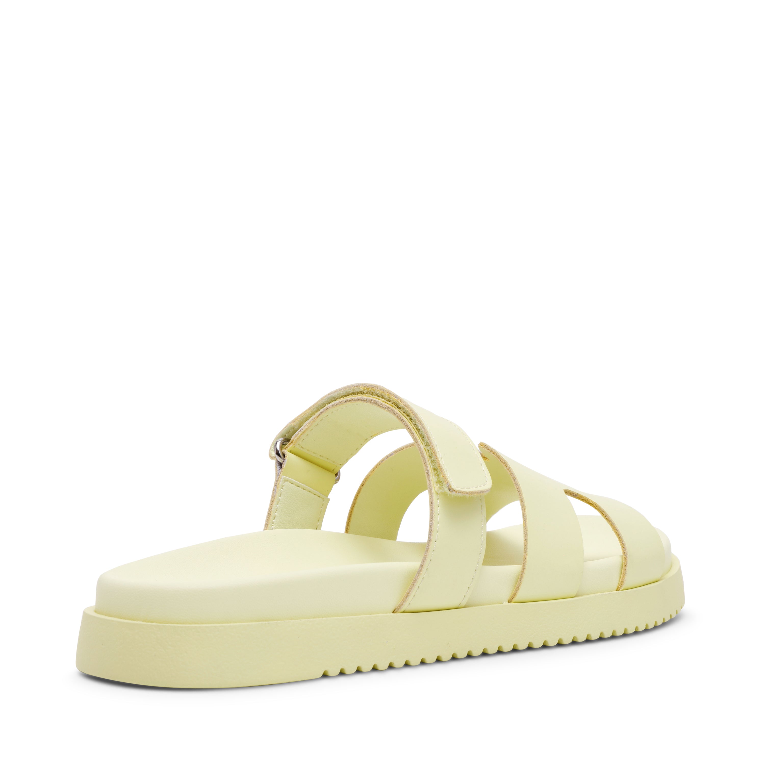 Steve Madden Missile sandale cuir jaune beurre
