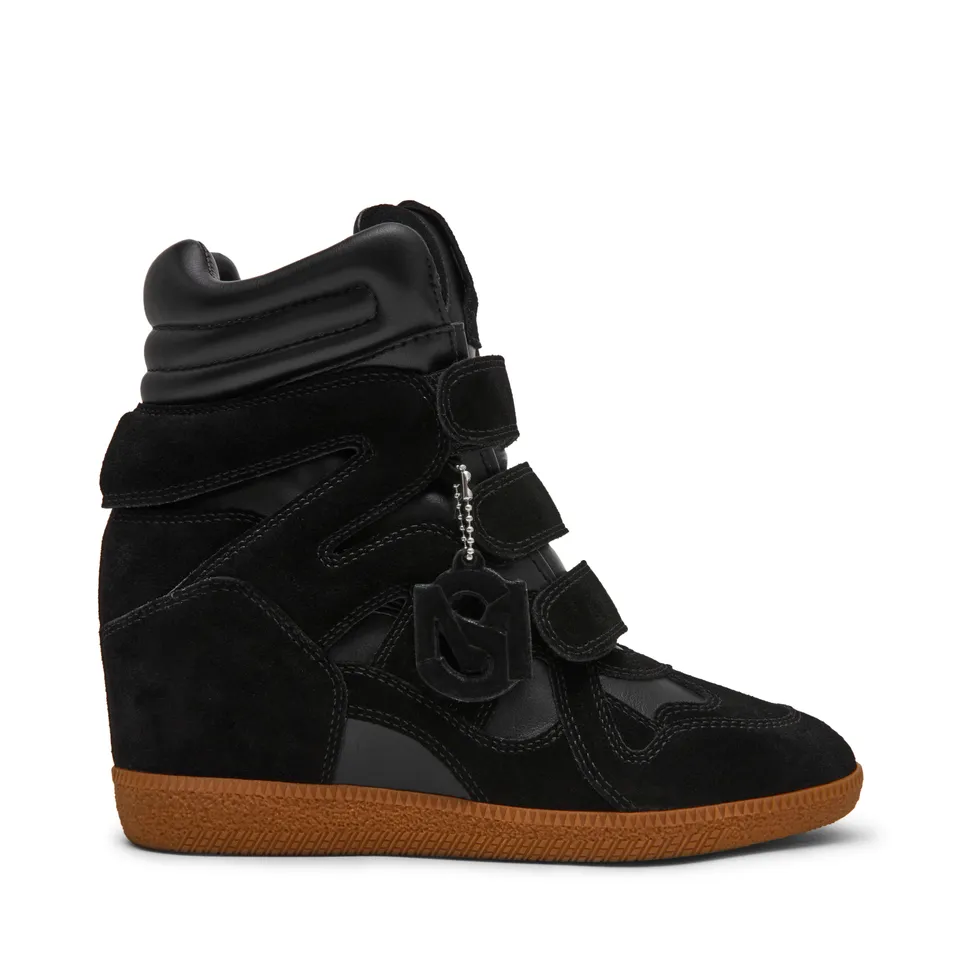 Steve Madden Mavis baskets daim noir scratch femme