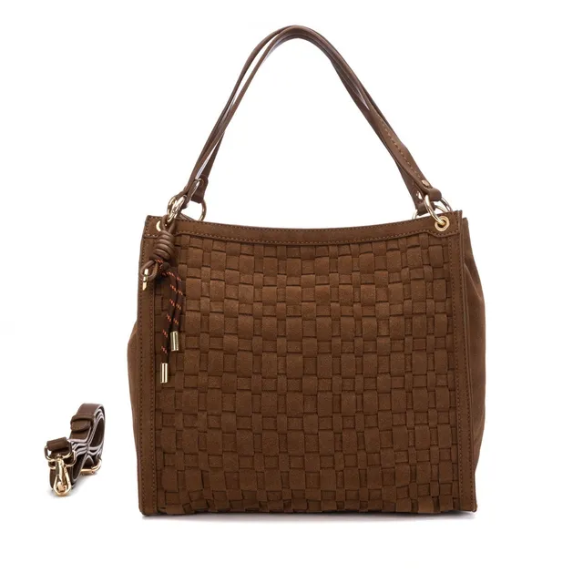 Carmela 18624702 sac femme camel textile serraje