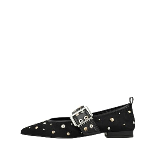 LODI A-ISQ5670P ballerines noires cuir véritable
