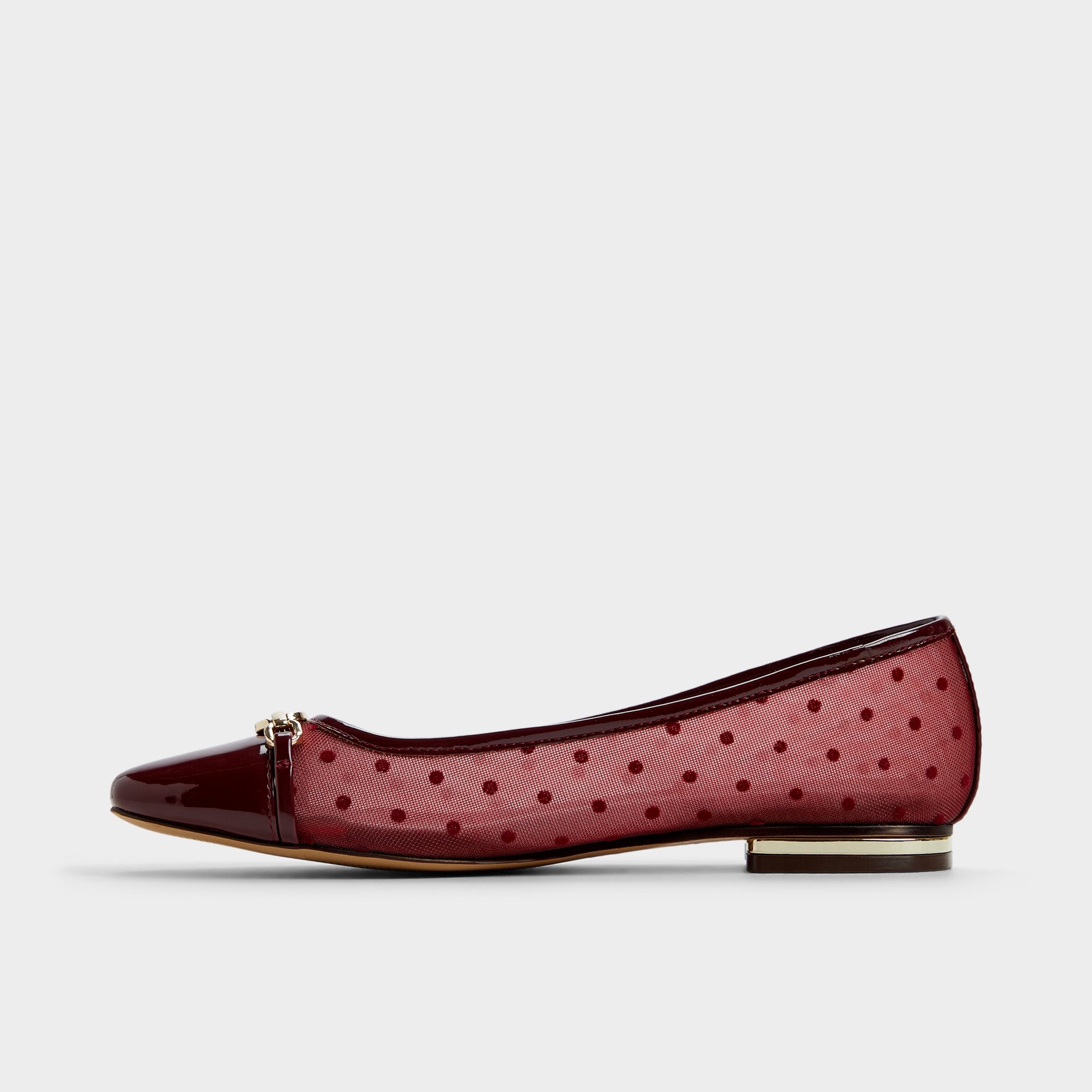 ALDO Krishelle ballerines femme résille pois