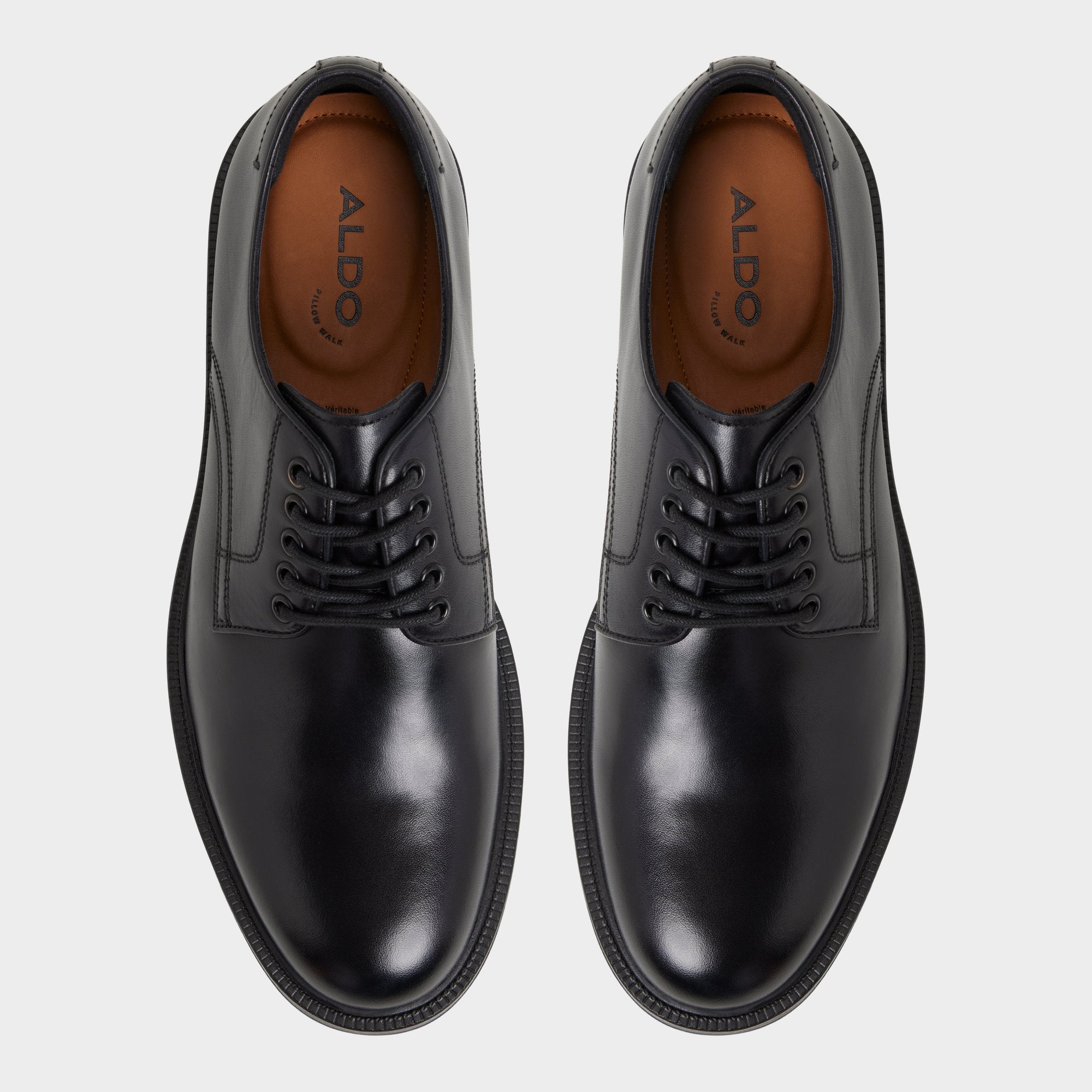 ALDO Geoff chaussures oxford cuir noires