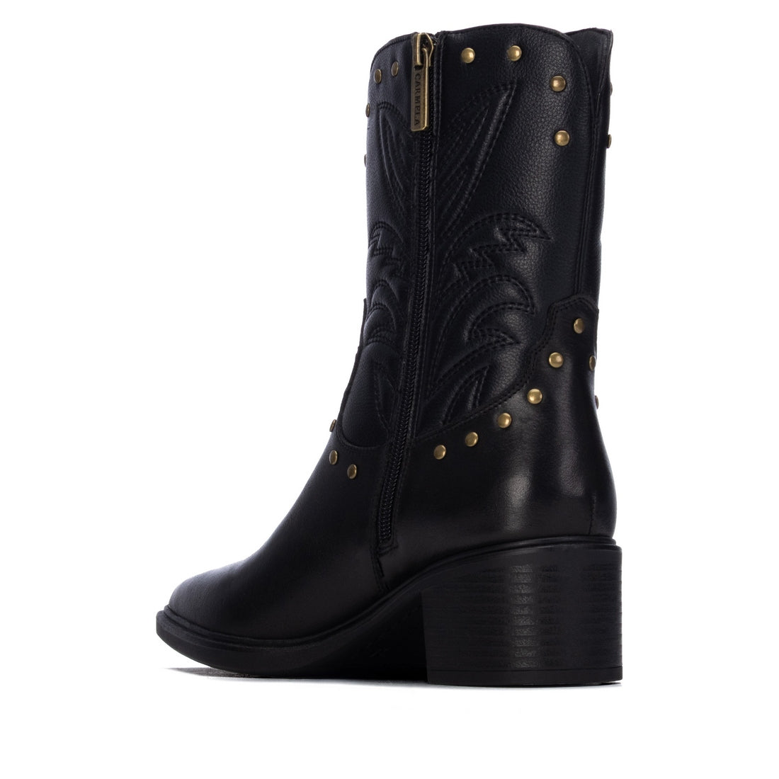 Carmela 164251 16425101 bottine talon noir cuir