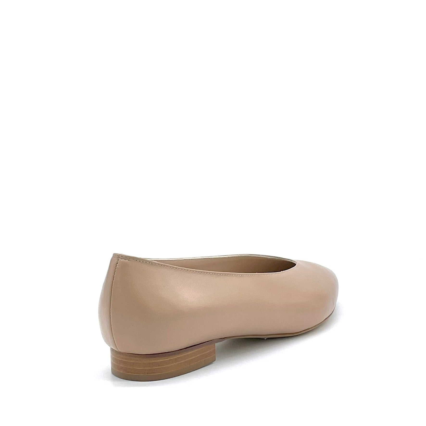 ELATA 26205 ballerine cuir cannelle talon 1 cm