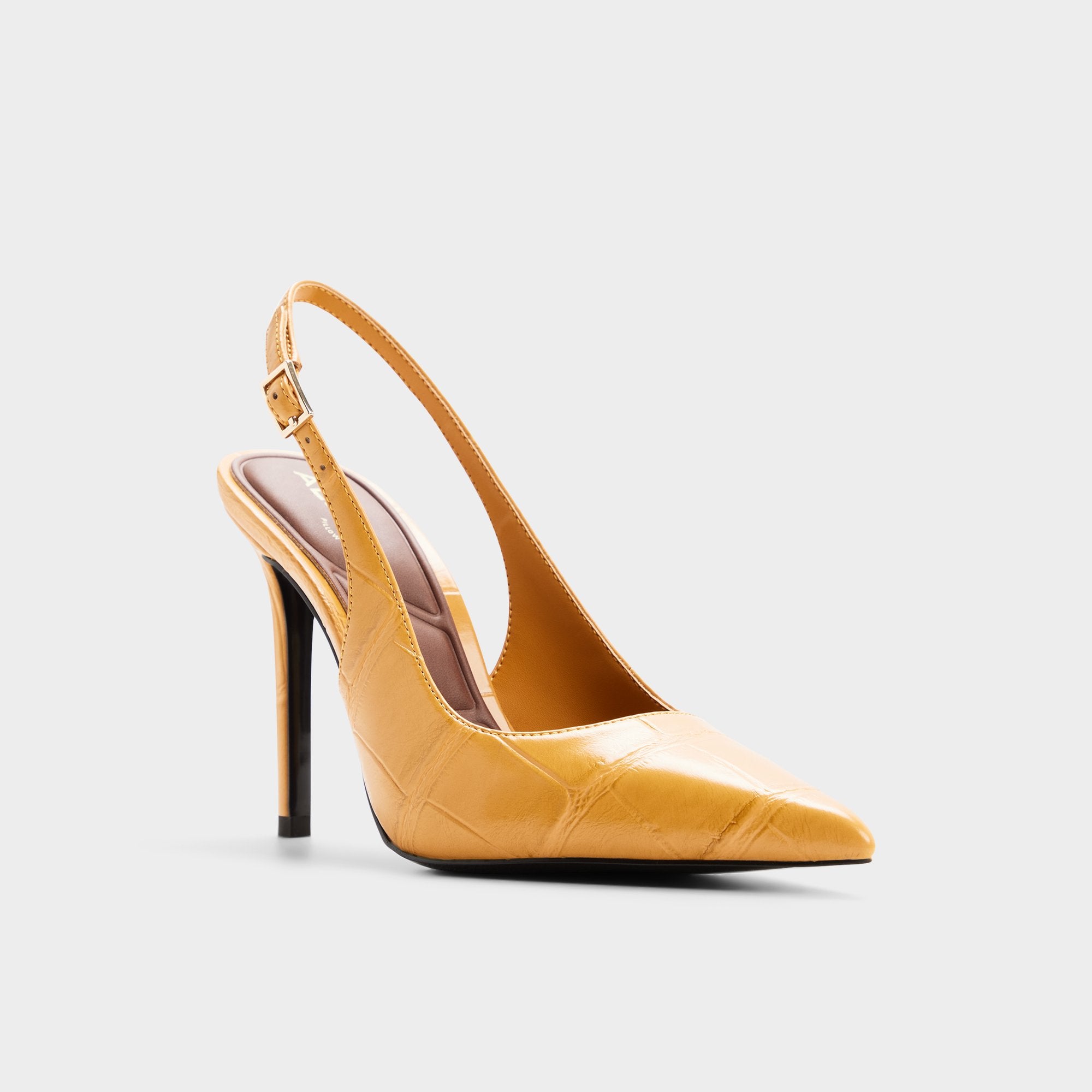 ALDO Stessysling 2.0 escarpins orange effet croco