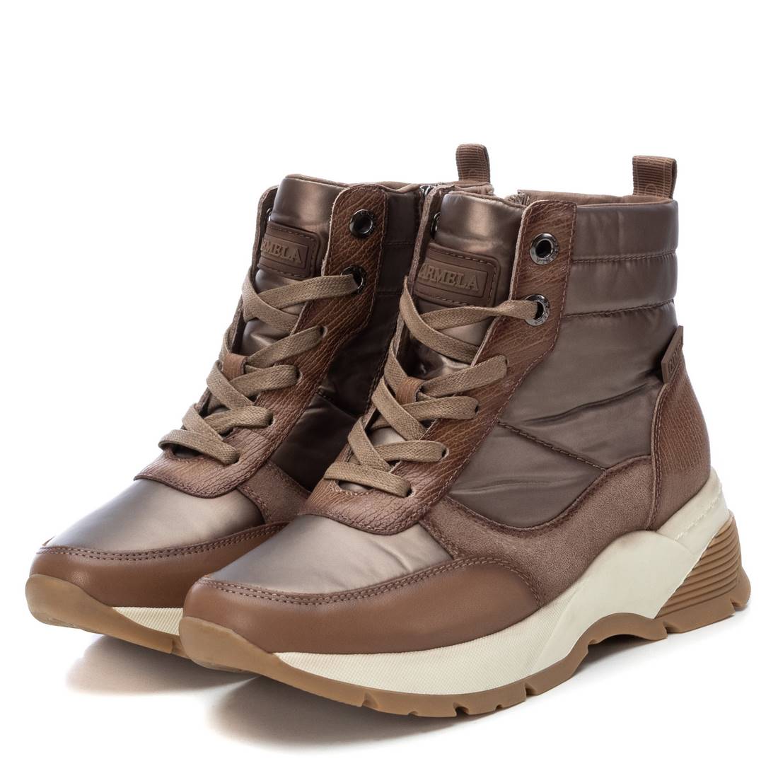 Carmela 16092703 baskets montantes cuir zip