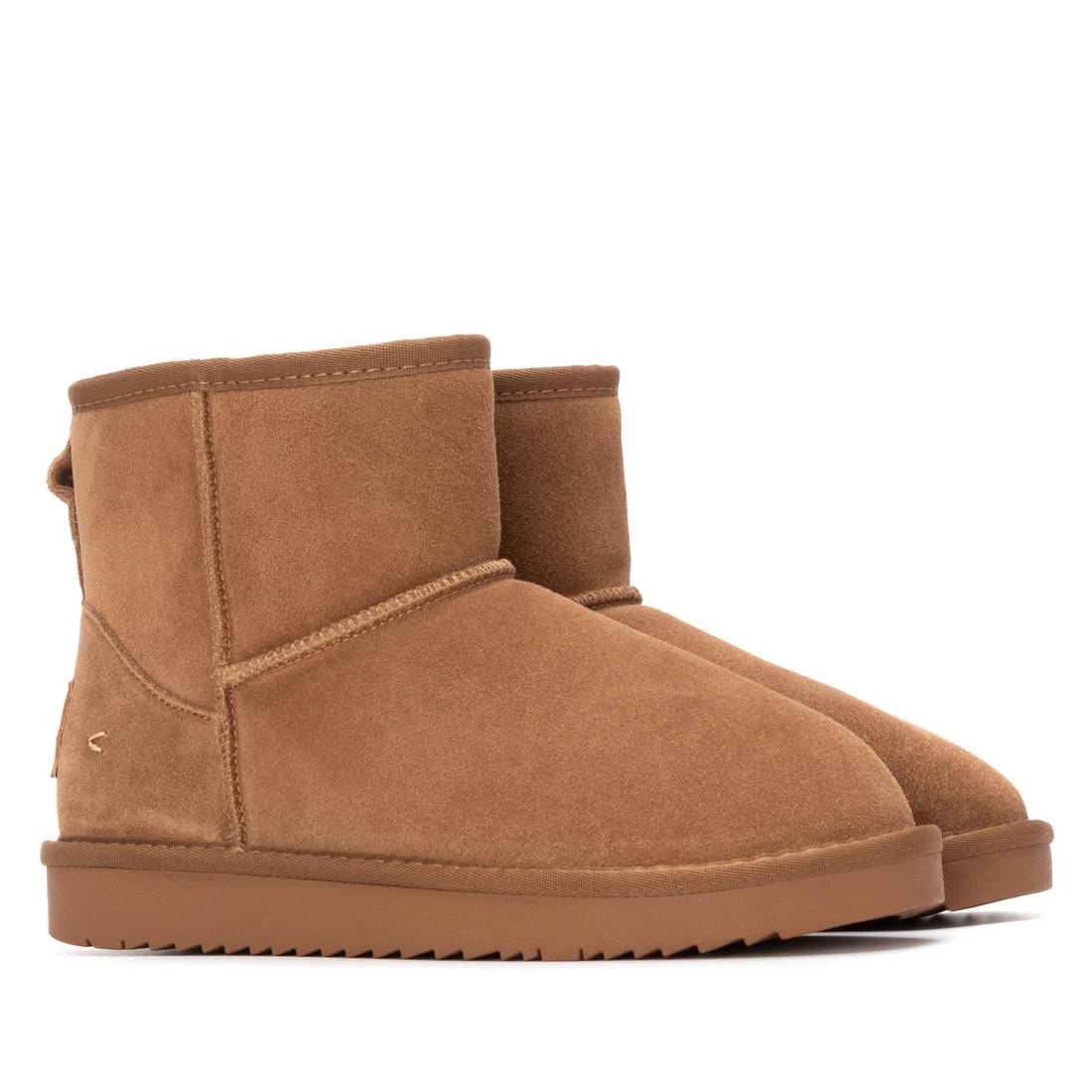 Carmela 16263402 bottine femme camel serraje fourrée