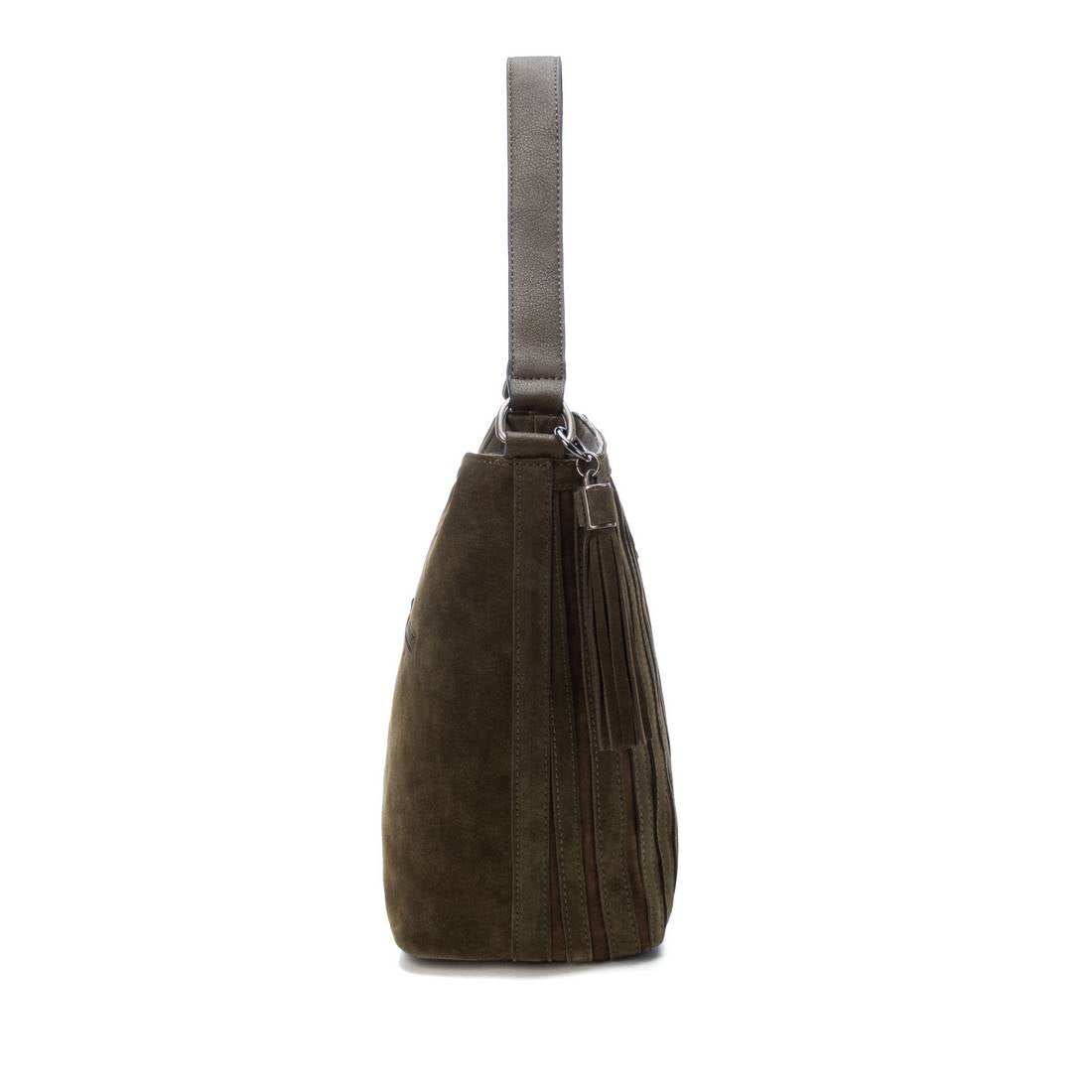 Carmela 18600803 sac vert suede a franges