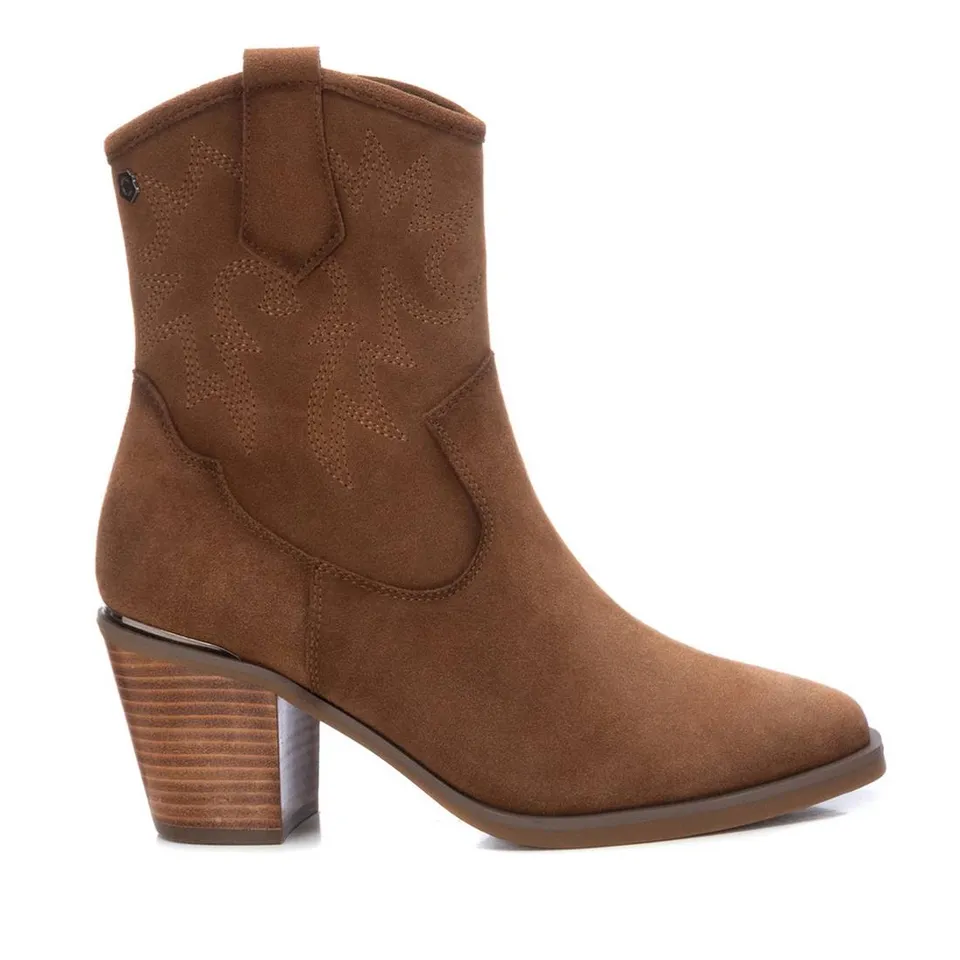 Carmela 16112103 bottine santiag femme suède marron