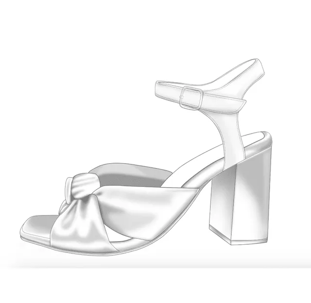Dessine Moi Un Soulier Suzanne sandale haute à personnaliser