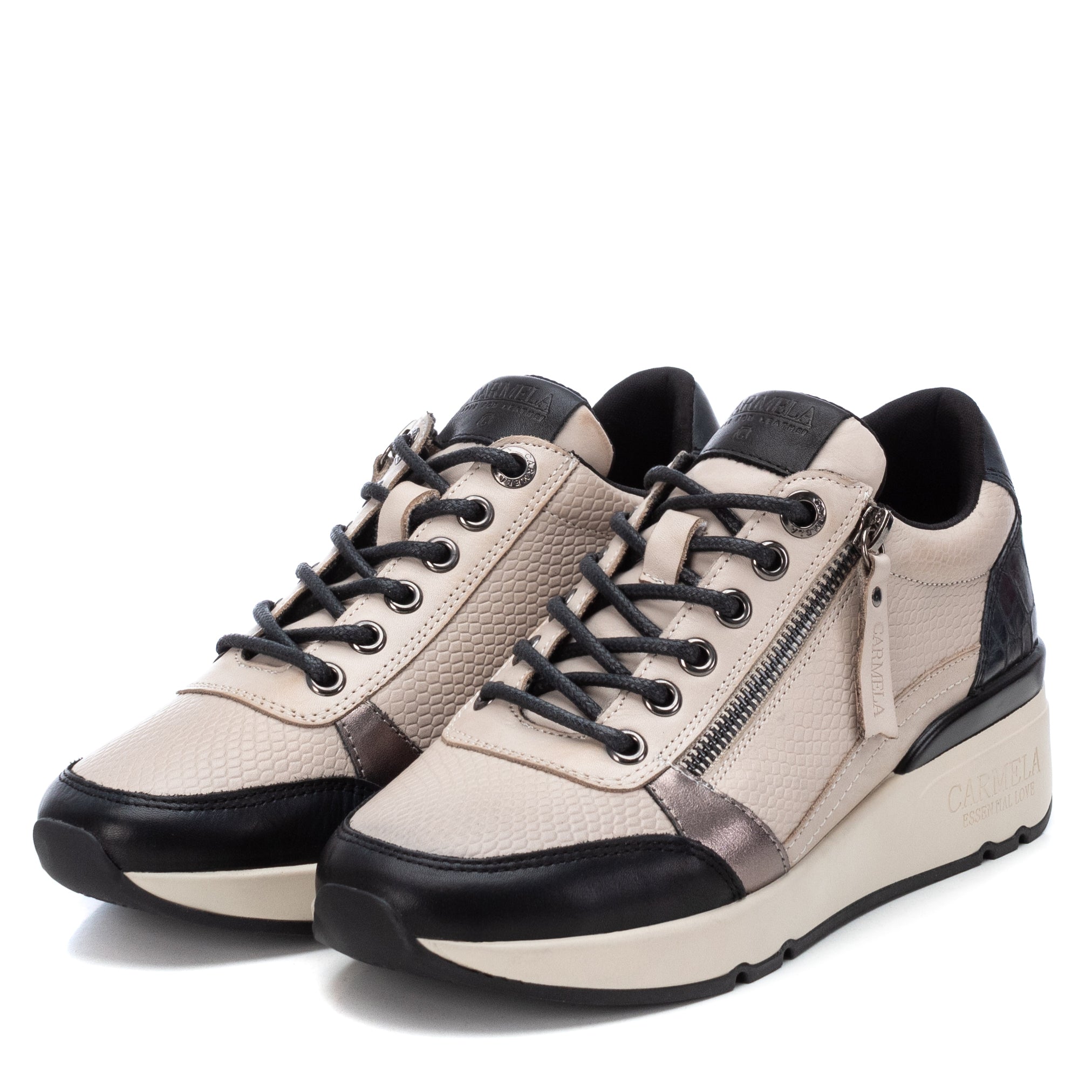 Carmela 16018205 sneakers gris cuir pointure 35-41