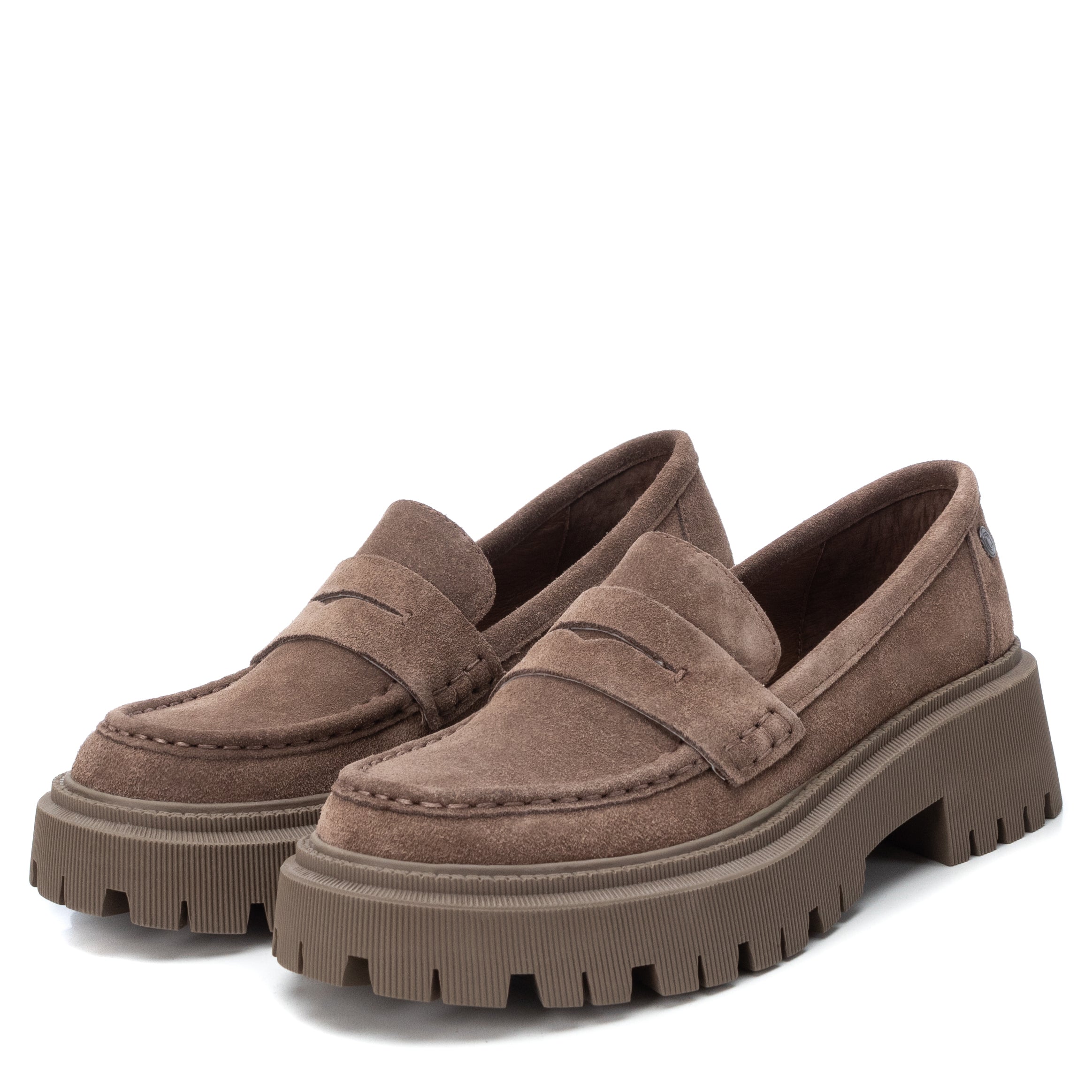 Carmela 16025804 mocassin marron serrage track