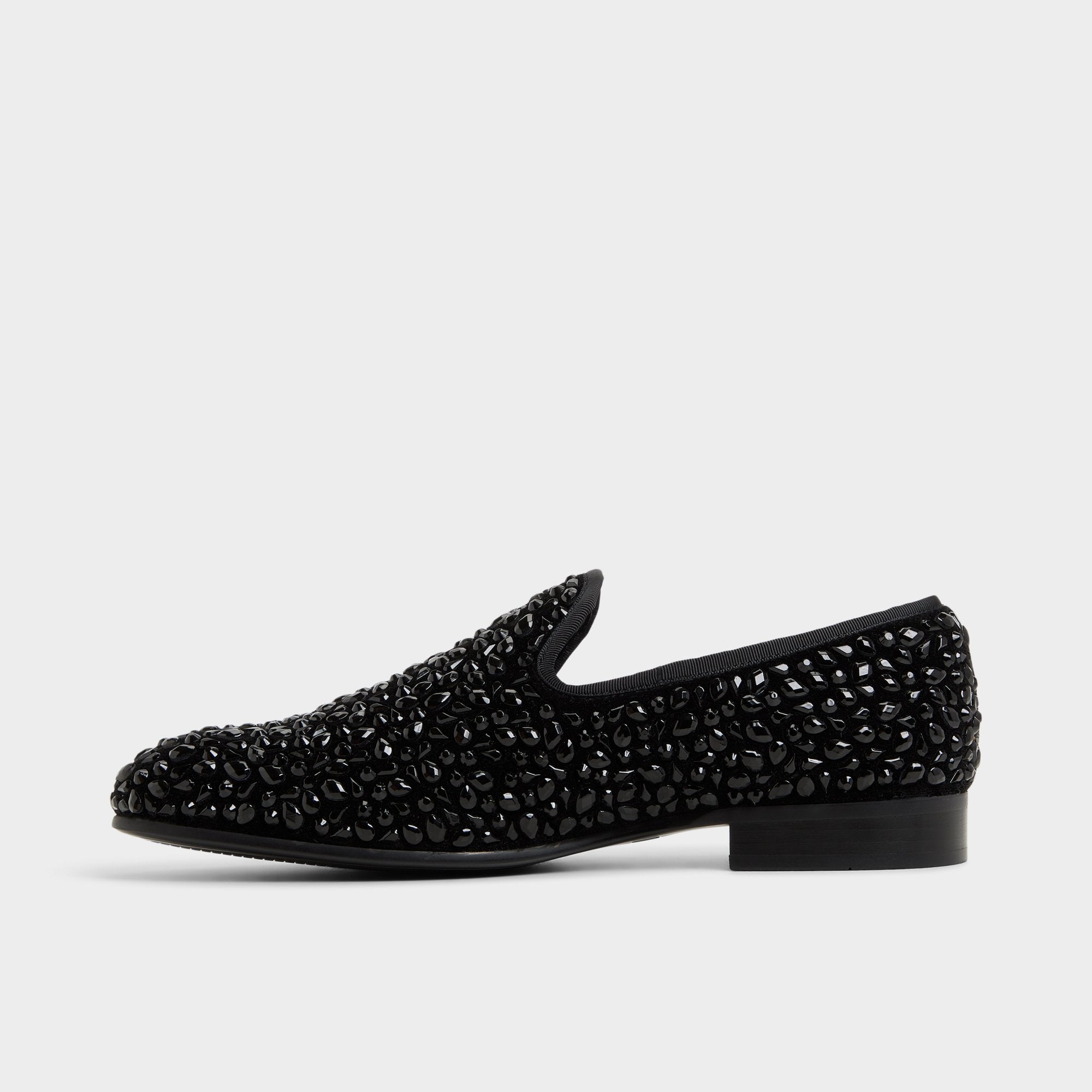 ALDO Lux Mocassins Homme Cuir Noir Clous