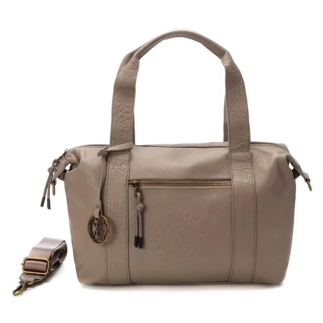 Carmela 18607005 sac cuir marron épaule bandoulière