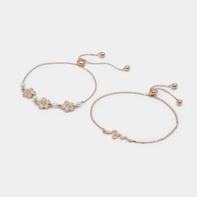 ALDO Orchidd bracelet serpent doré lot
