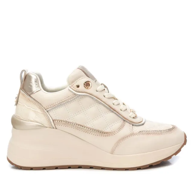 Carmela 161845 16184502 baskets compensées femme blanc 6 cm