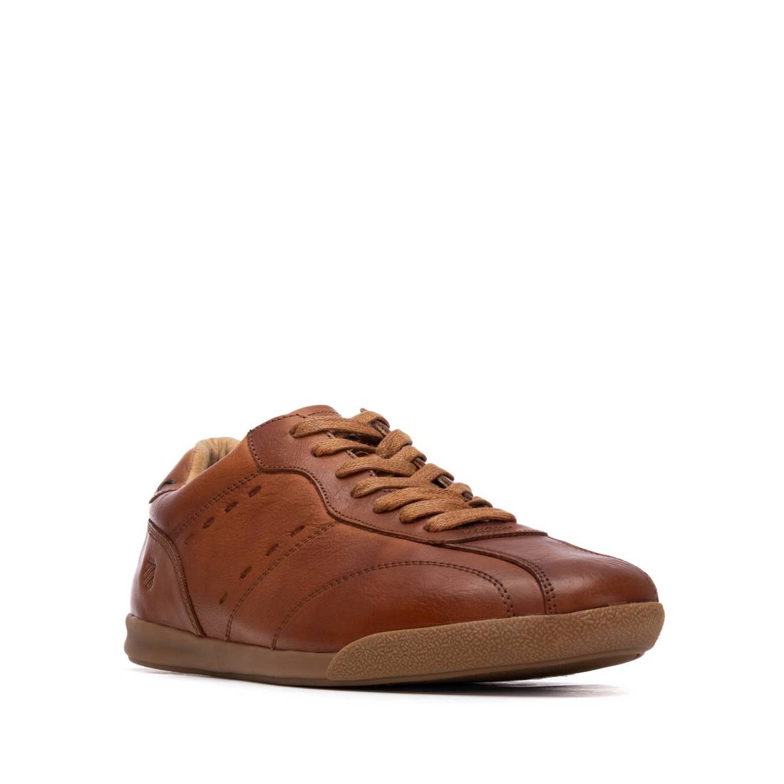 Carmela 16390201 baskets homme cuir marron camel