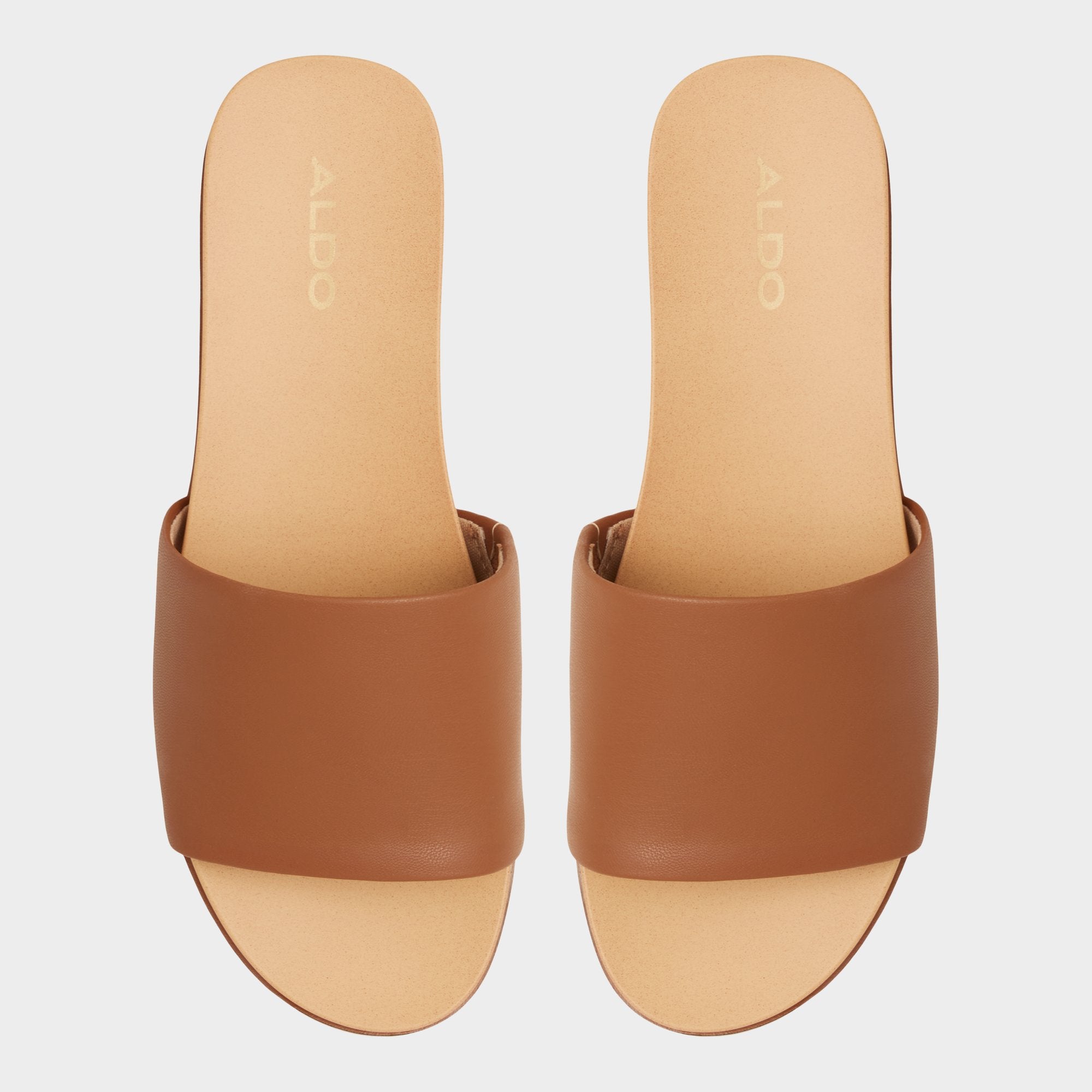 ALDO Elina sandales plates marron femme