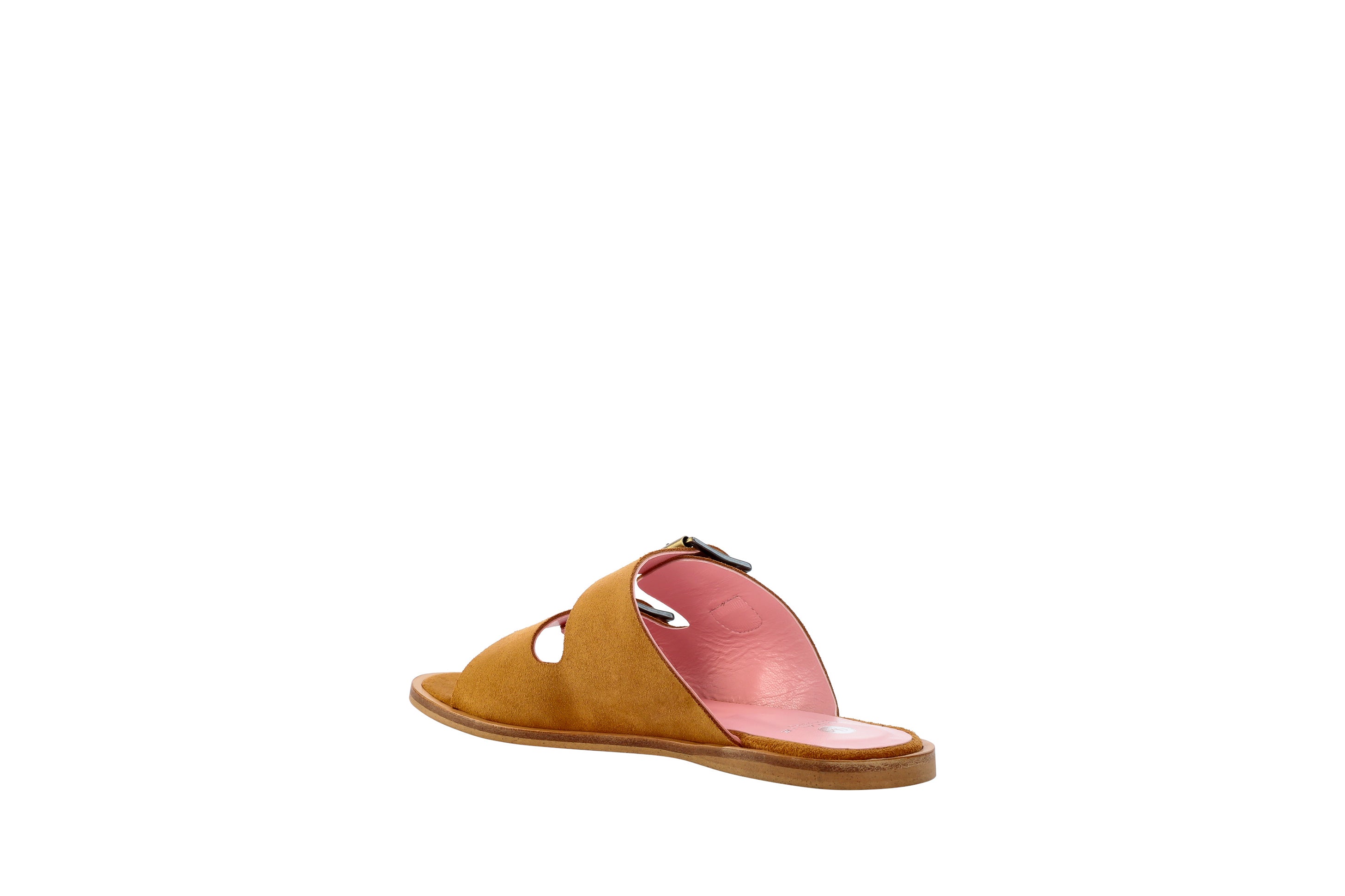 Coralie Masson Hanz sandales cuir camel plates