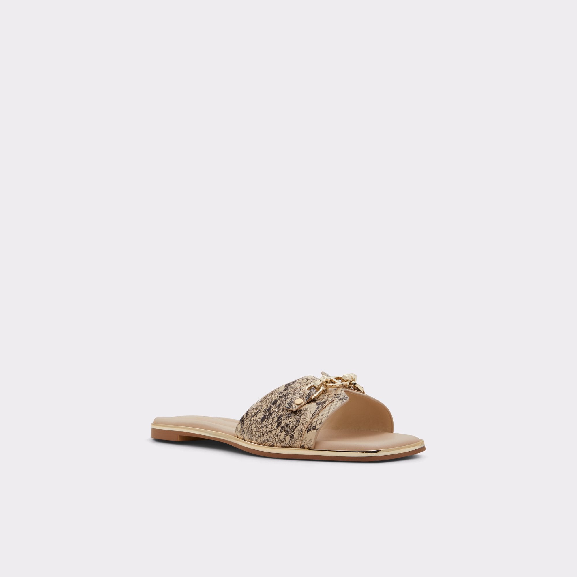 ALDO Jeannie sandales slides beige confort